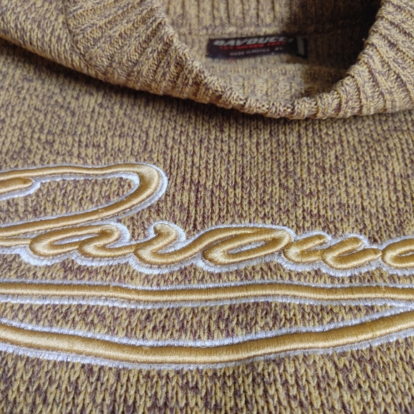 Vintage Davoucci Men's Mustard Signature Crew Neck Sweater XL - Picture 13 of 16